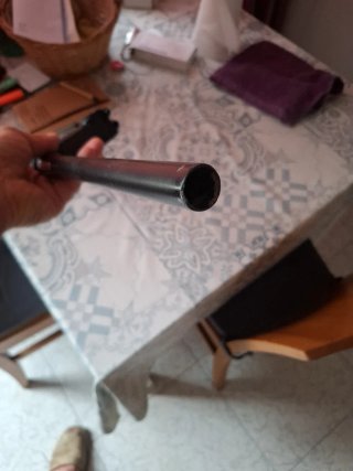 Manillar carbono con potencia