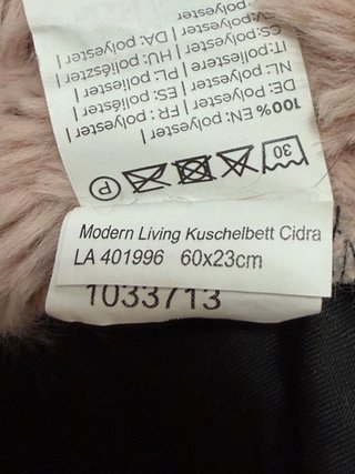 Cama-donut para gato/perro - Suave y mullida 60 cm