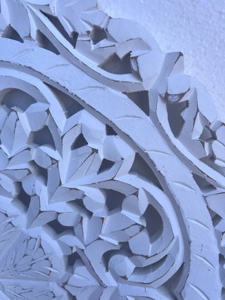 Mandala de madera tallada 60cm