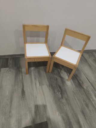 Sillas Madera Infantiles (2 unidades)