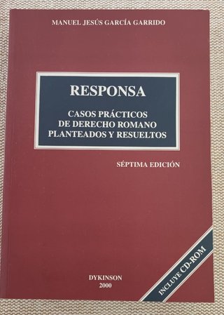Lote Libros Derecho Romano M. Jesús García Garrido
