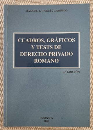 Lote Libros Derecho Romano M. Jesús García Garrido