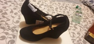 Zapatos de plataforma Marypaz negros