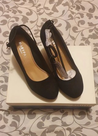 Zapatos de plataforma Marypaz negros