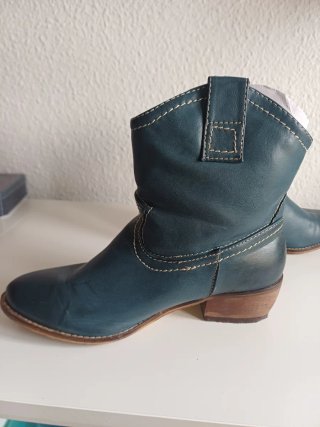 Botines Tejanos Azul Talla 37