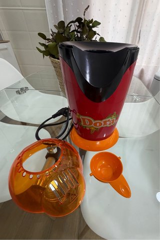 Máquina de Palomitas Dora Roja y Naranja