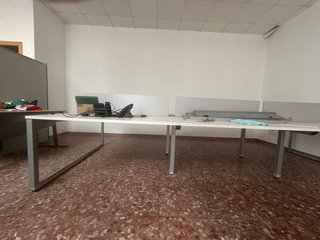 Mesa oficina 6 puestos 4,20x1,65m