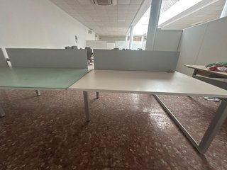 Mesa oficina 6 puestos 4,20x1,65m