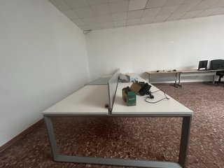 Mesa oficina 6 puestos 4,20x1,65m