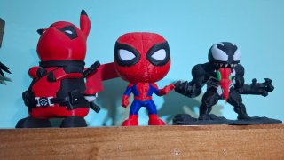 Pack 3 Figuras Marvel 3D