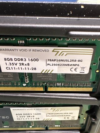 Memoria RAM SO-DIMM DDR3 Crucial Timetec Nanya