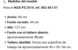 Escritorio Plegable Ikea Sinfonía