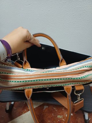 Bolso bandolera boho para portátil