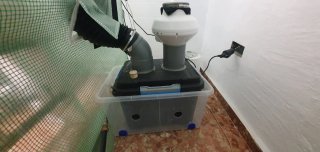 Unidad de producción de setas. Varias medidas