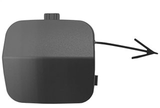 Tapa Gancho Paragolpes Trasero Imprimado (Mod Sw)