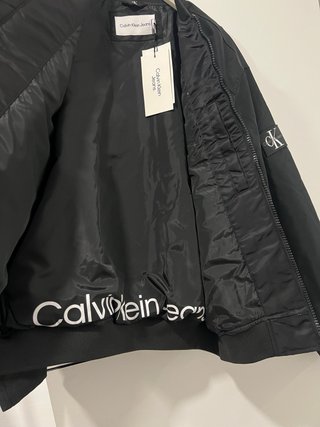 Chaqueta Bomber Calvin Klein Negra