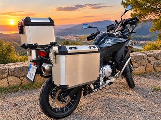 BMW F 850 GS Adventure Negra y Gris