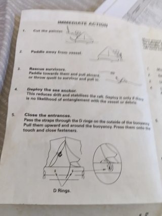 Balsa salvavidas ISO 9650.2 para 6 personas