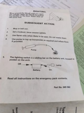 Balsa salvavidas ISO 9650.2 para 6 personas
