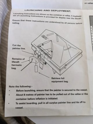 Balsa salvavidas ISO 9650.2 para 6 personas