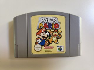Paper Mario N64 PAL con caja original