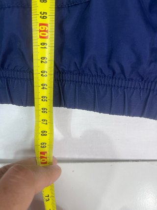 Cortavientos Nike Azul y Blanco