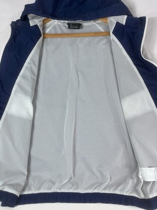 Cortavientos Nike Azul y Blanco