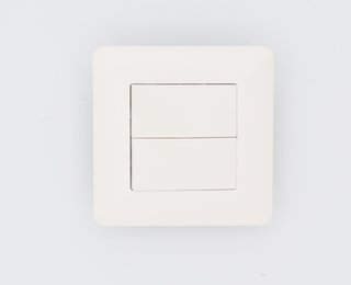 Zenitech Interruptor Doble 10A Artezo - Blanco