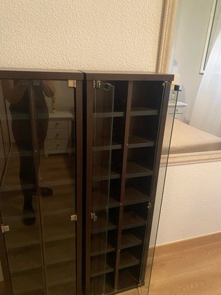 Muebles cristal CD u objetos colección