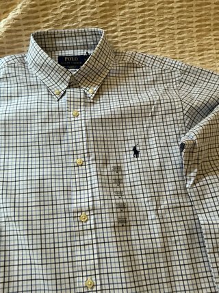 Camicia Polo Ralph Lauren a Quadri Blu