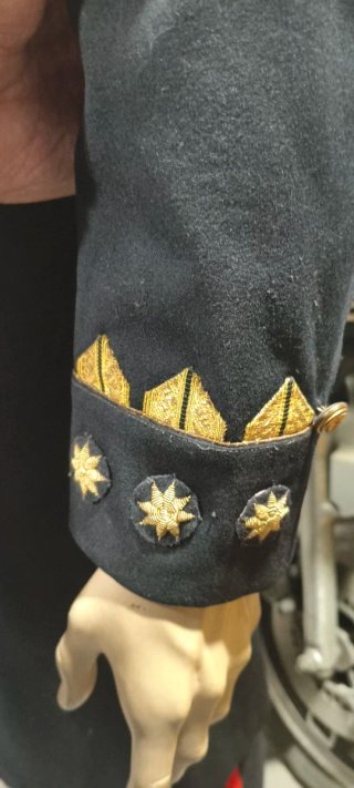 Uniforme Coronel Marina Época Franco
