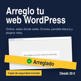 Arreglo tu web WordPress online, errores y plugins