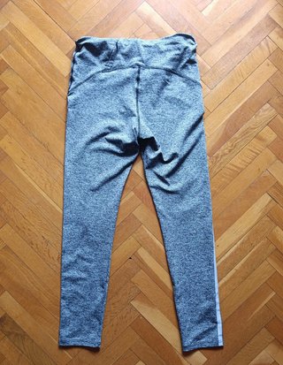 Legging deportivo mujer gris y negro