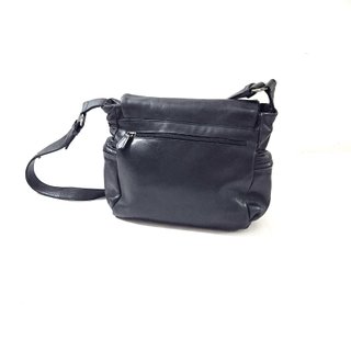 Firenze Bags / Bolso bandolera cuero genuino negro