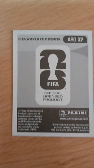 Cromo Messi stickers Panini Mundial 2026
