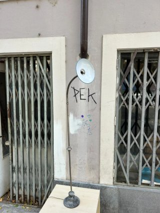 Lámpara de pie vintage años 30