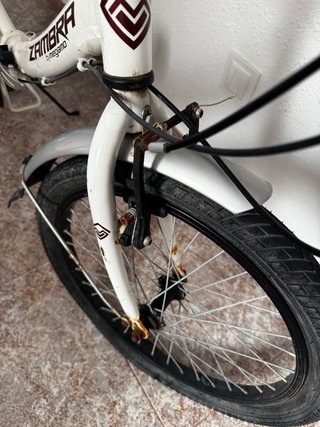 Bicicleta plegable ZAMBRA blanca