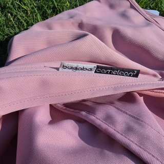 Capota y cubrepiés Bugaboo Cameleon 3 rosa