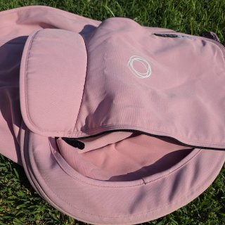 Capota y cubrepiés Bugaboo Cameleon 3 rosa