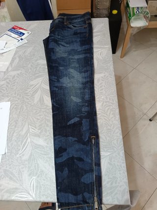 Dsquared2 Jeans Denim Blu Mimetico Tg XS/S