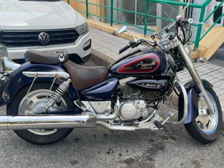 Hyosung Aquila Cruiser Azul/Marrón