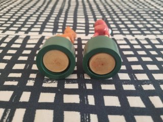 Muñecos de madera animales