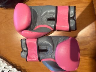 Guantes Boxeo Molu 14oz Rosa