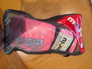 Guantes Boxeo Molu 14oz Rosa