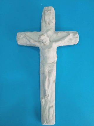 Crucifijo de escayola