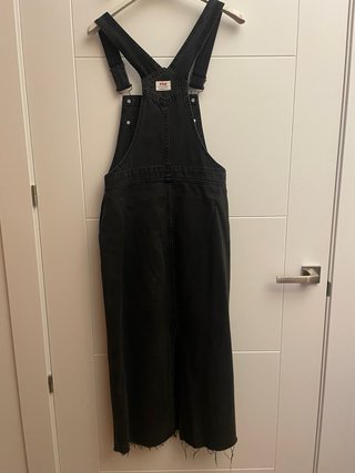 Peto Falda Vaquera Maxi Negra