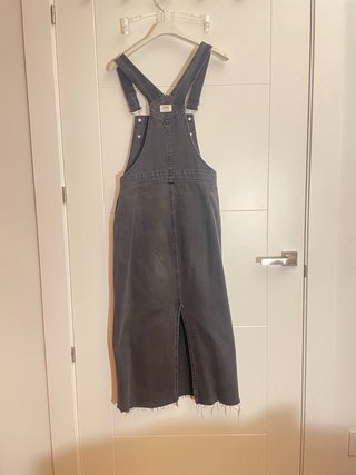 Peto Falda Vaquera Maxi Negra