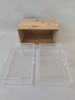 Organizzatore bagno con 2 cassetti - Nuovo