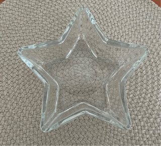 2 cuencos de cristal con forma estrella Zara Home