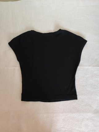 Camiseta Zara básica negra Talla M